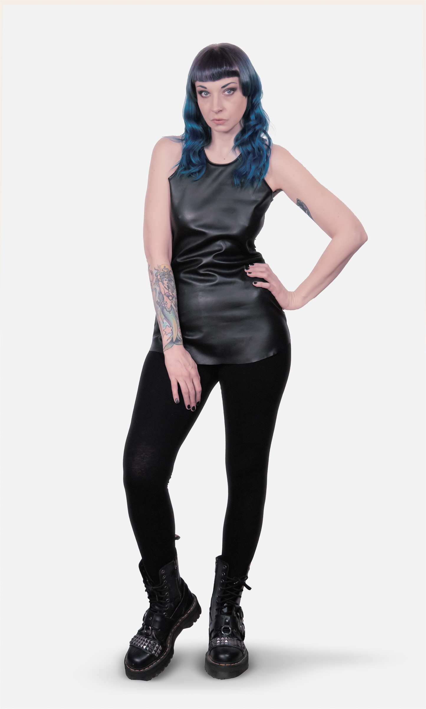 Clarice Lambskin Racerback Tank