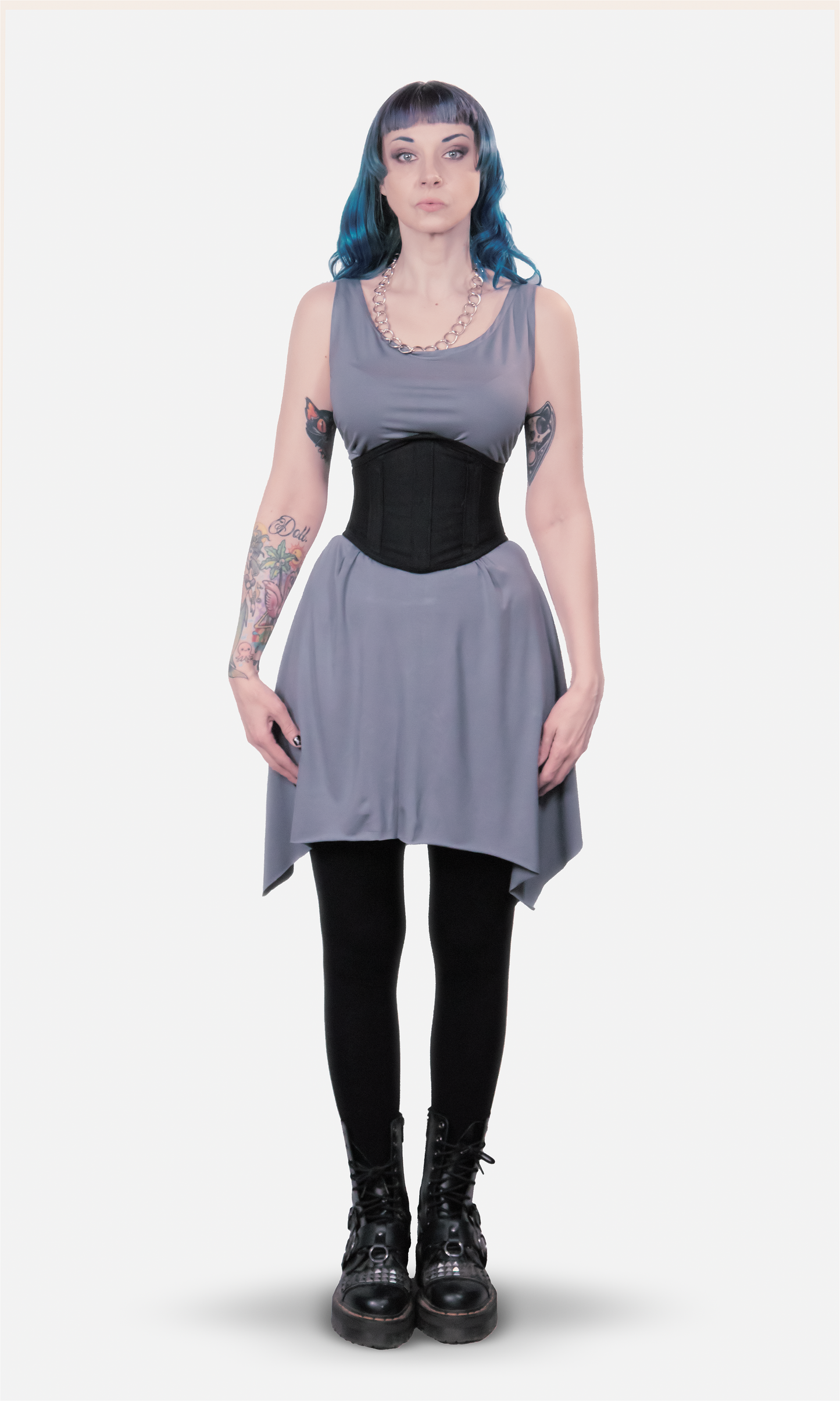 Black Canvas Waspie