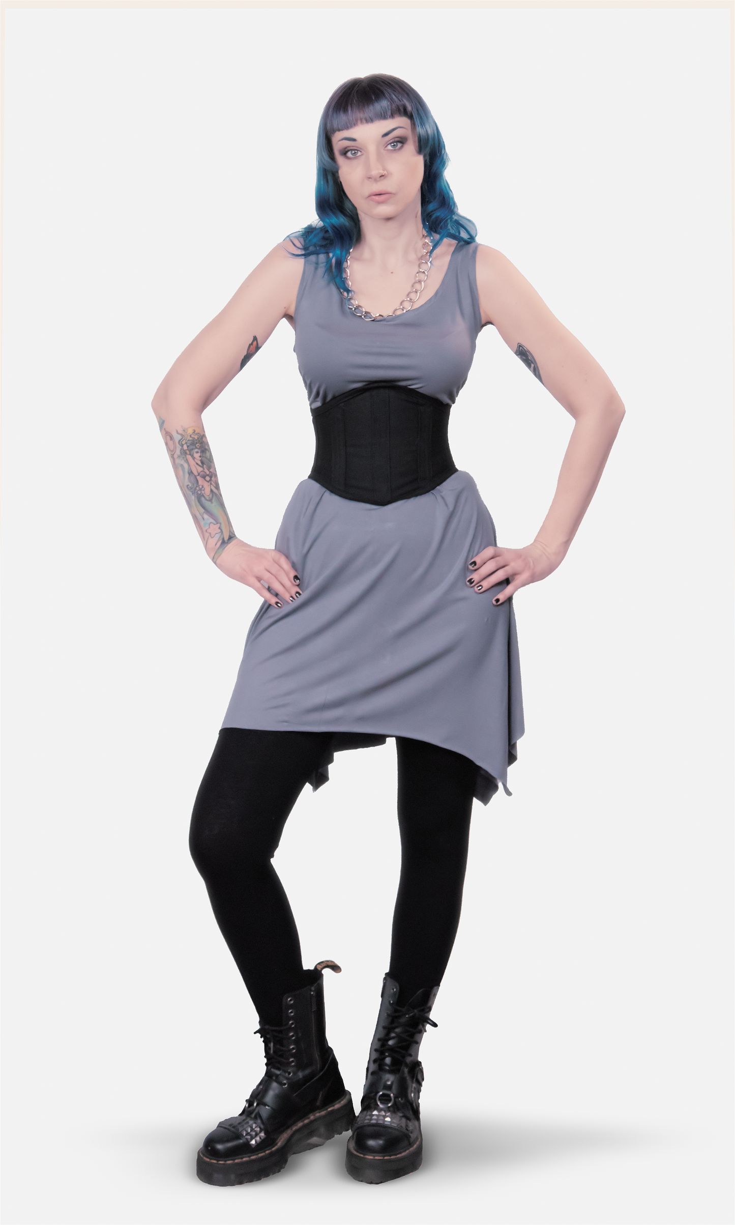 Black Canvas Waspie