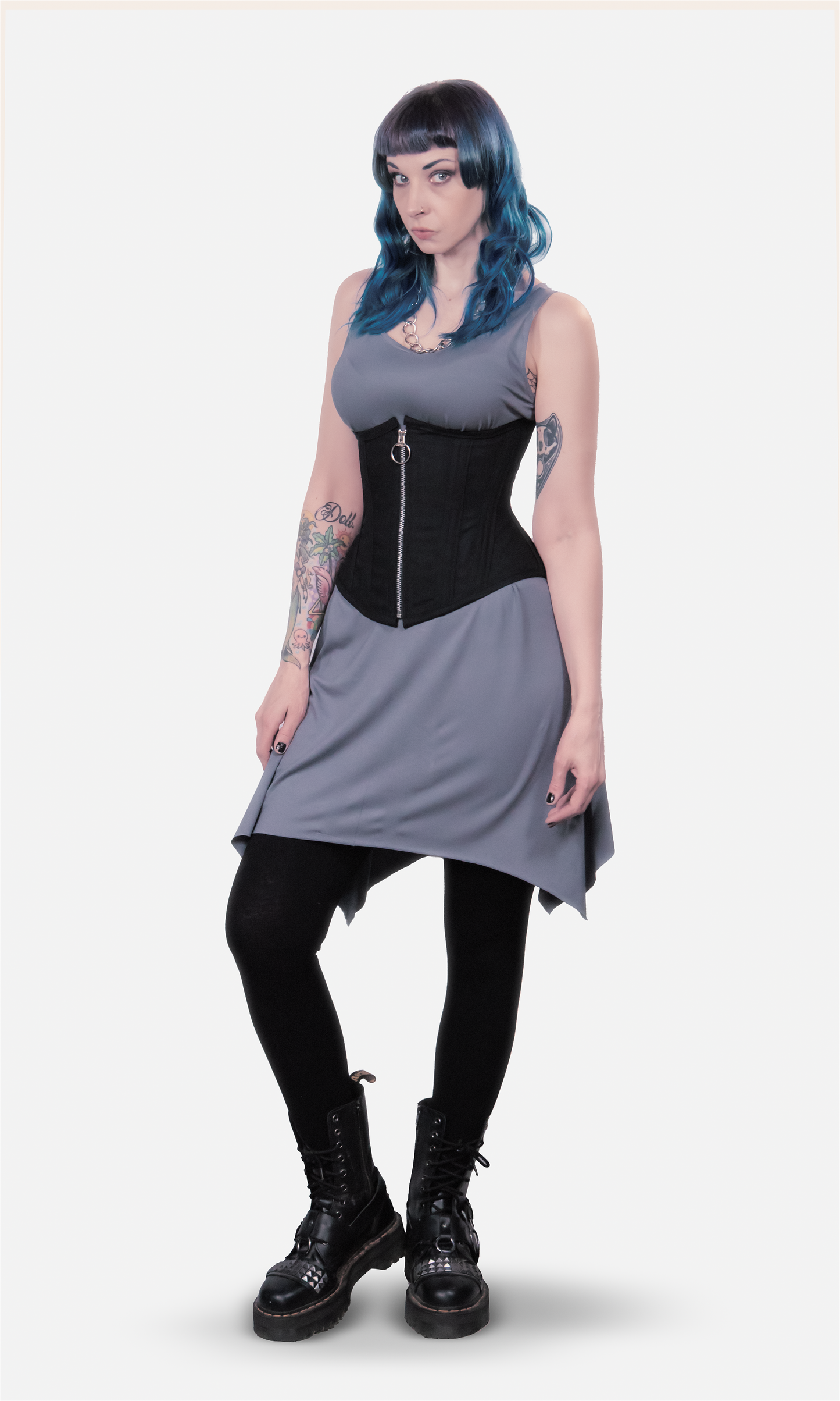 Industria Black Canvas Underbust