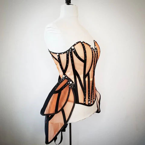 Monarch Butterfly Fantasy Corset