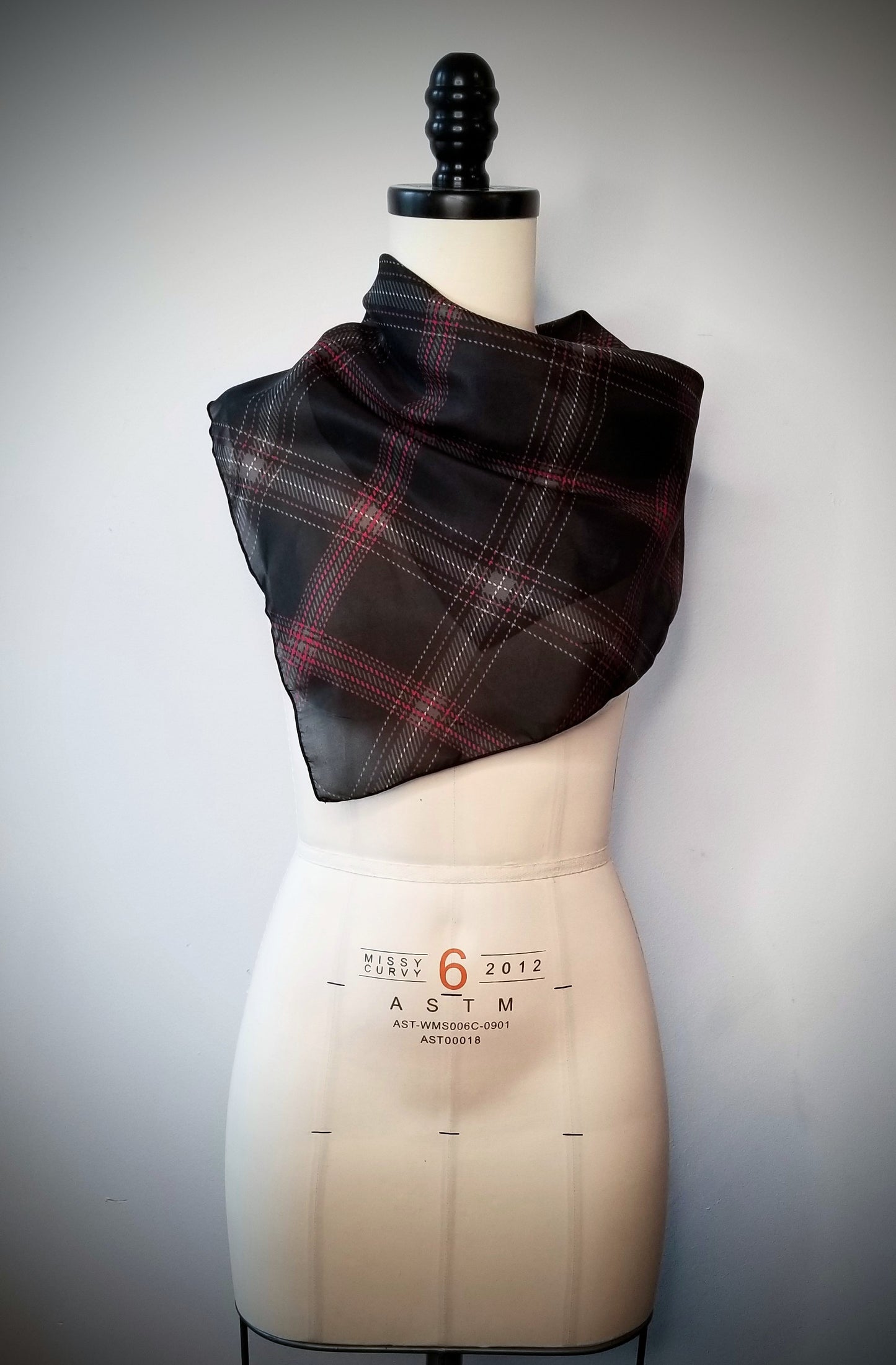 Tartan Silk Habotai Pocket Square