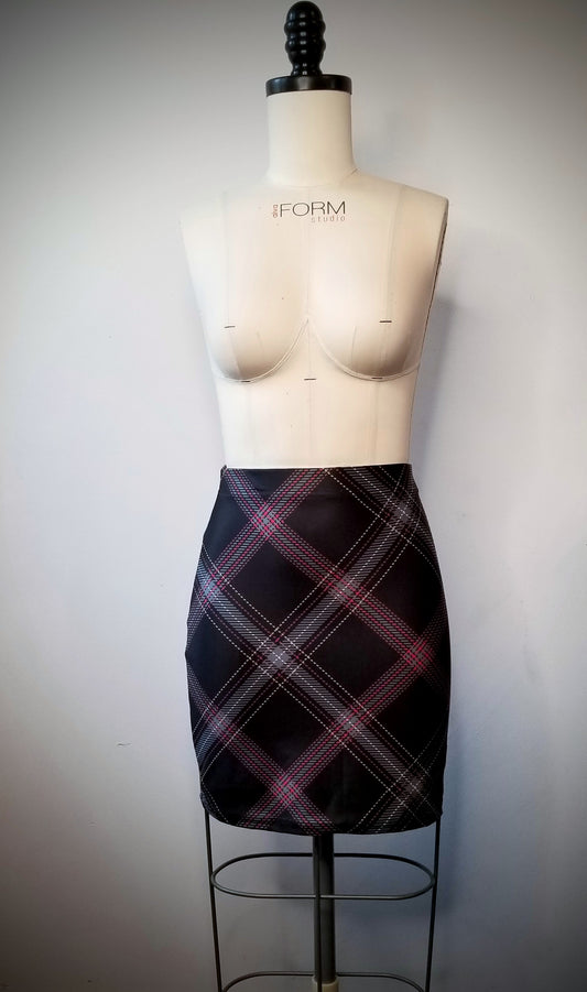 Tartan Pencil Skirt