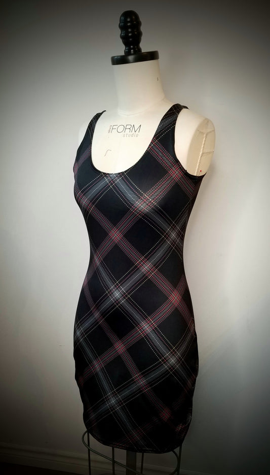 Tartan Bodycon Dress