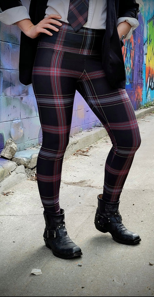 Tartan High Waisted Leggings