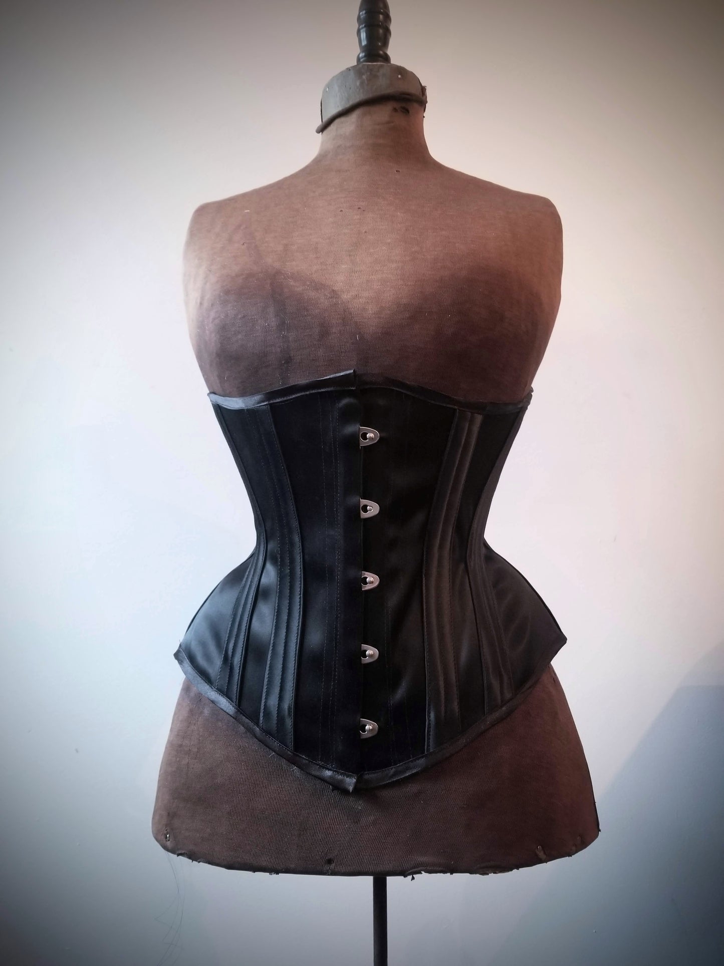 Black Satin Underbust