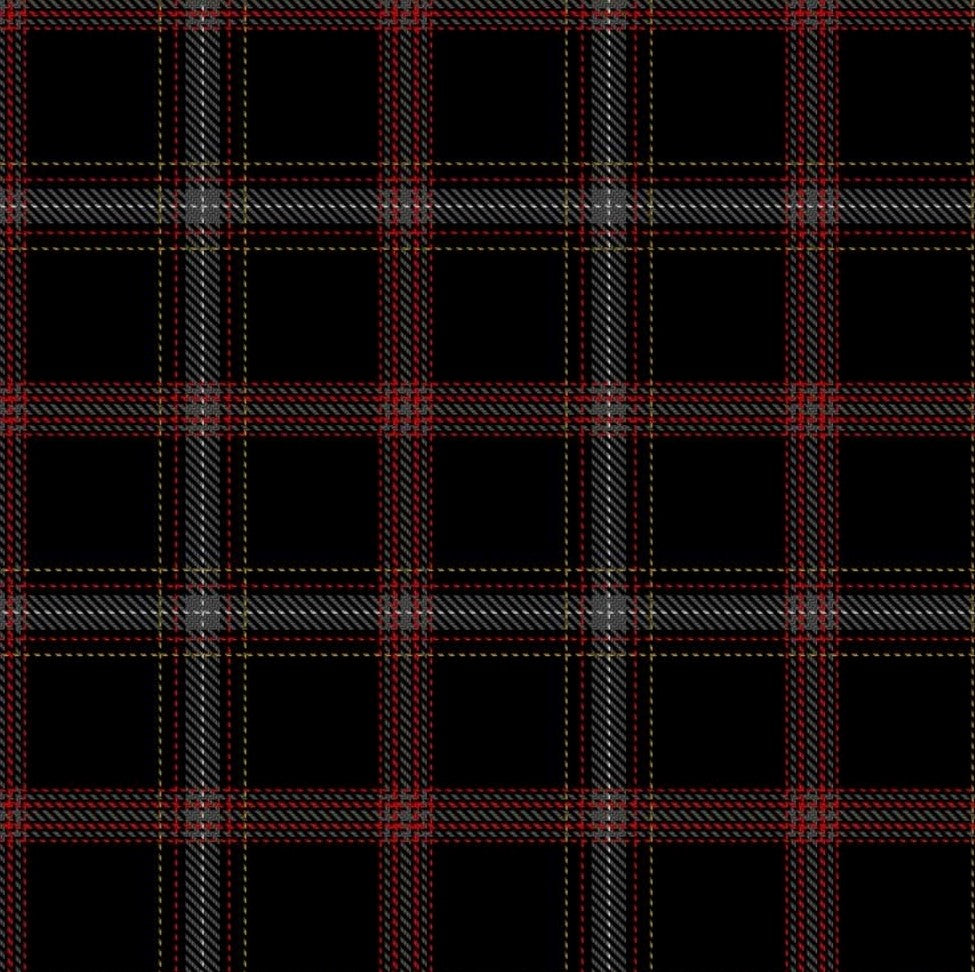 Tartan Silk Habotai Pocket Square