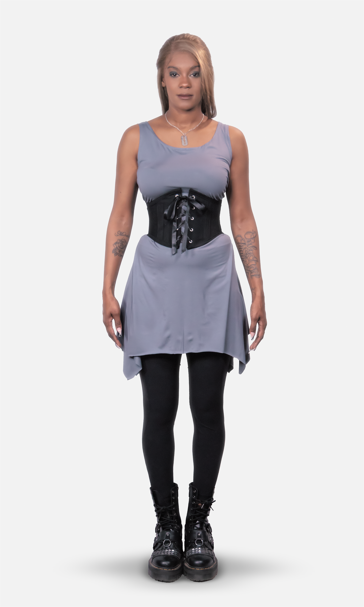 Black Canvas Waspie
