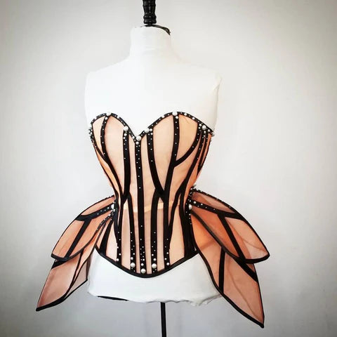 Monarch Butterfly Fantasy Corset