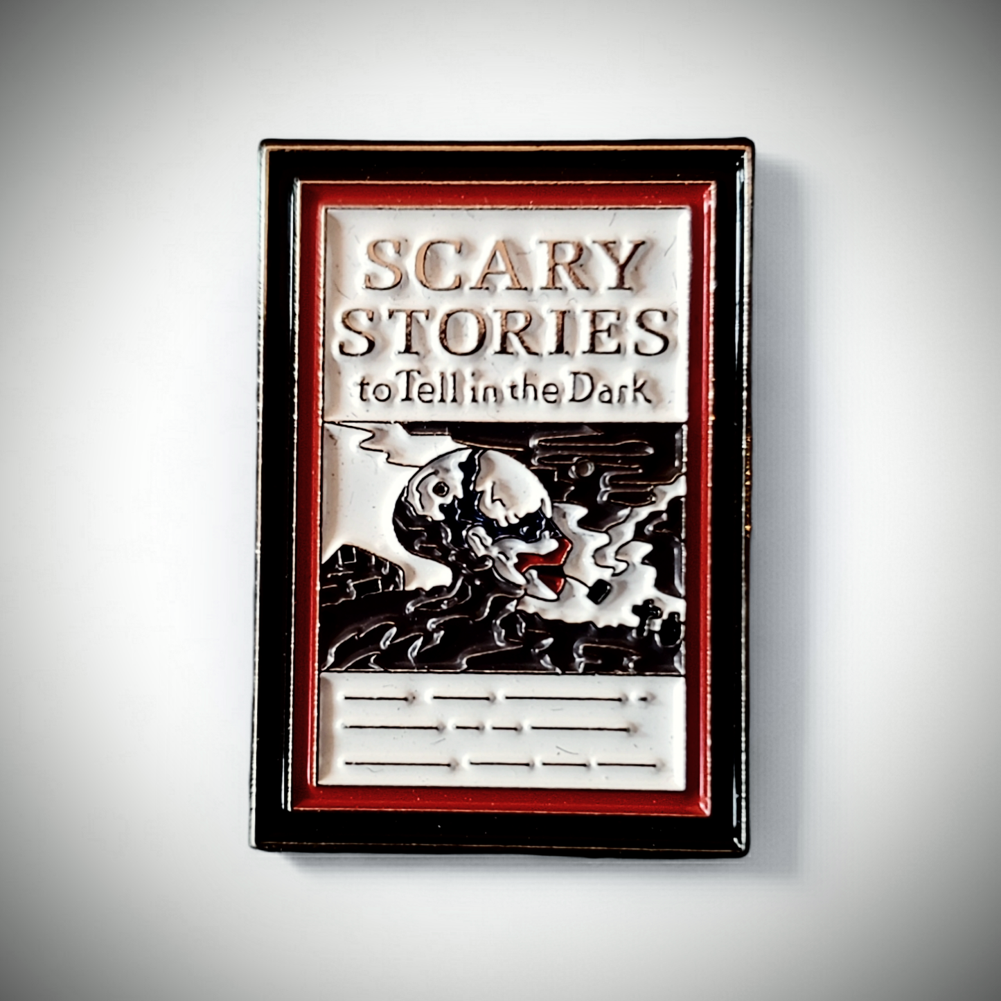 Scary Enamel Pin