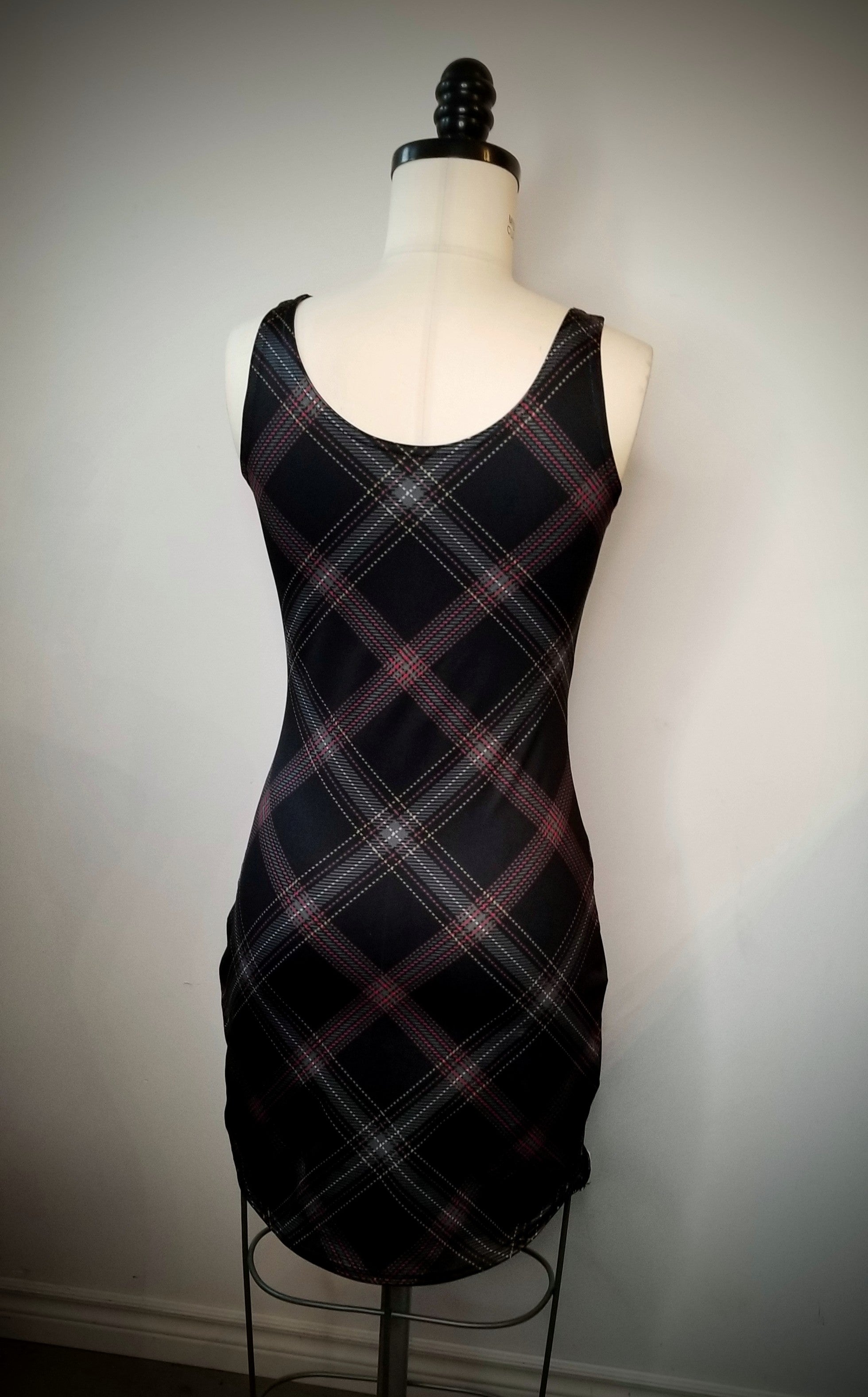 Bodycon tartan outlet dress