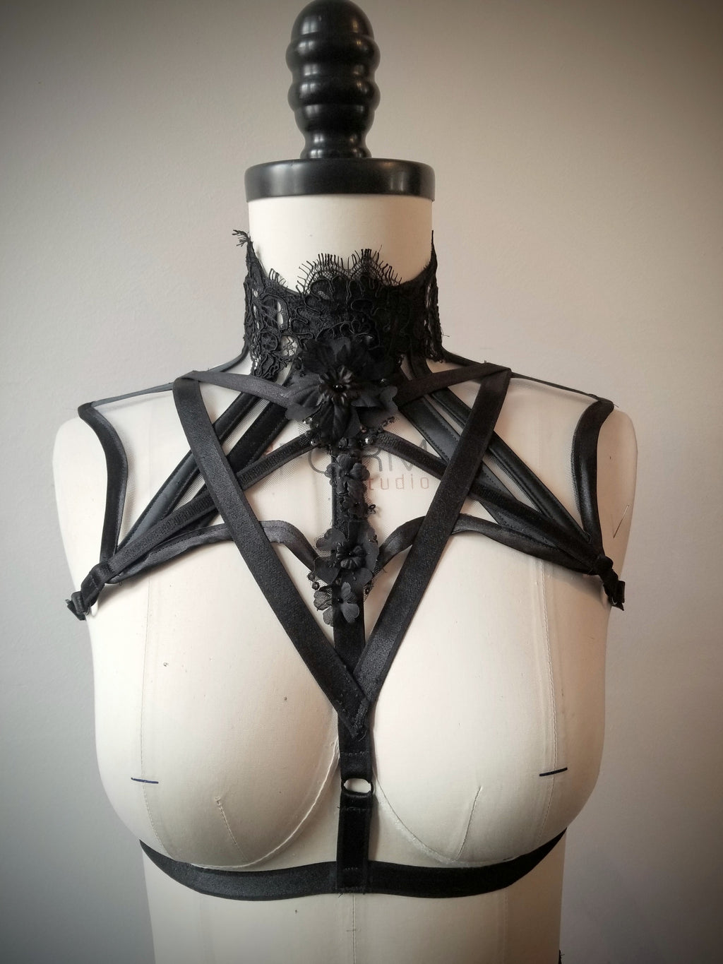 Molly - Sheer Posture Collar Harness